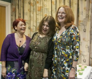 suzie jennie and helen at book launch