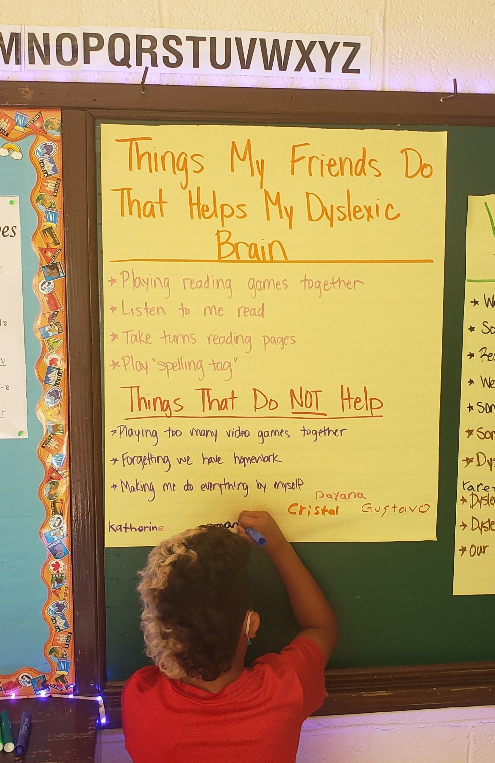 The circle of help and other ways friends can support a dyslexic child